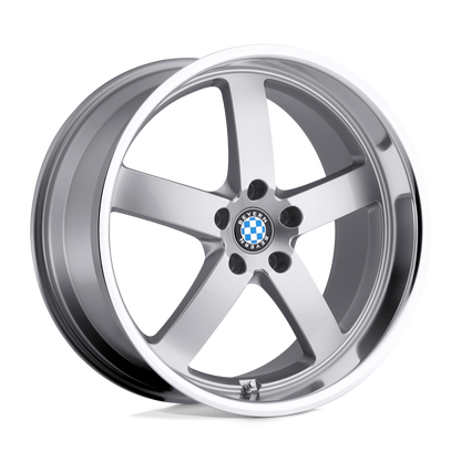 Beyern RAPP 17X8 15 5X120/5X4.72 SILVER W/ MIRROR CUT LIP