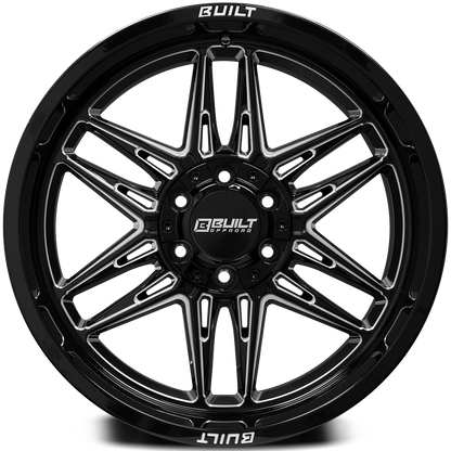 Built Offroad BTO-5 22x10 -19mm 6x135-6x139 Gloss Black