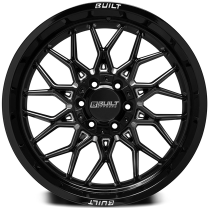 Built Offroad BTO-2 20x10 -19mm 5x127-5x139 Gloss Black