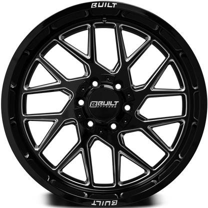 Built Offroad BTO-3 20x9 0mm 8x170 Gloss Black
