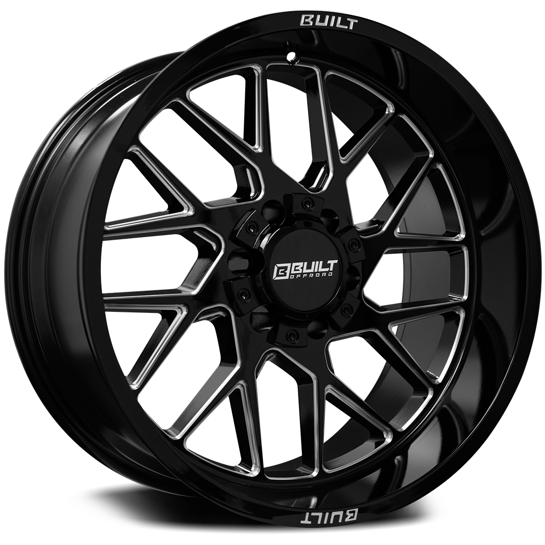 Built Offroad BTO-3 20x9 0mm 8x170 Gloss Black