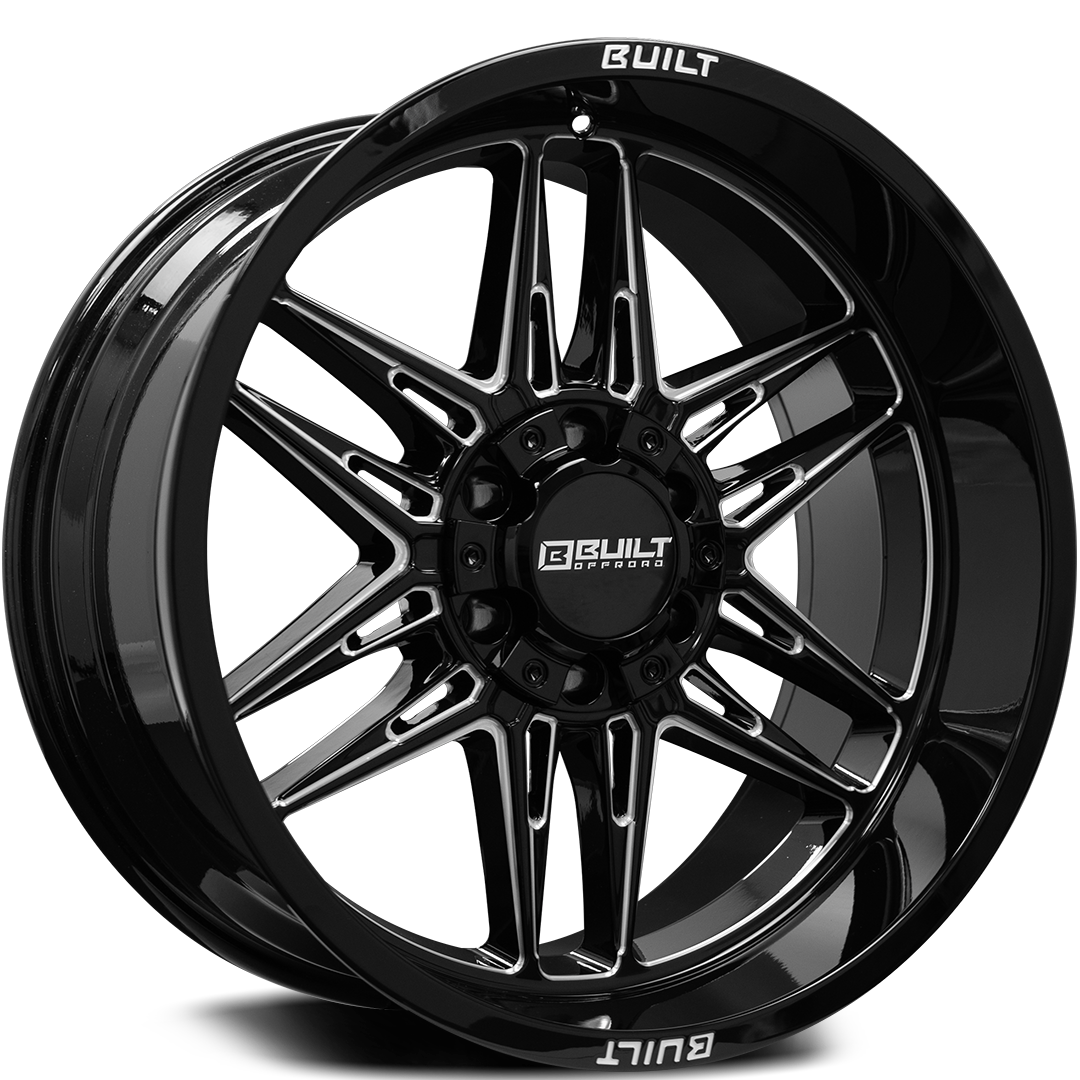 Built Offroad BTO-5 22x10 -19mm 6x135-6x139 Gloss Black