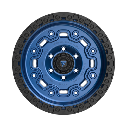 FITTIPALDI OFFROAD FT100BLB 17X9, PCD 6X135, ET -12, CB 87.1-GLOSS BLUE WITH SATIN BLACK RING