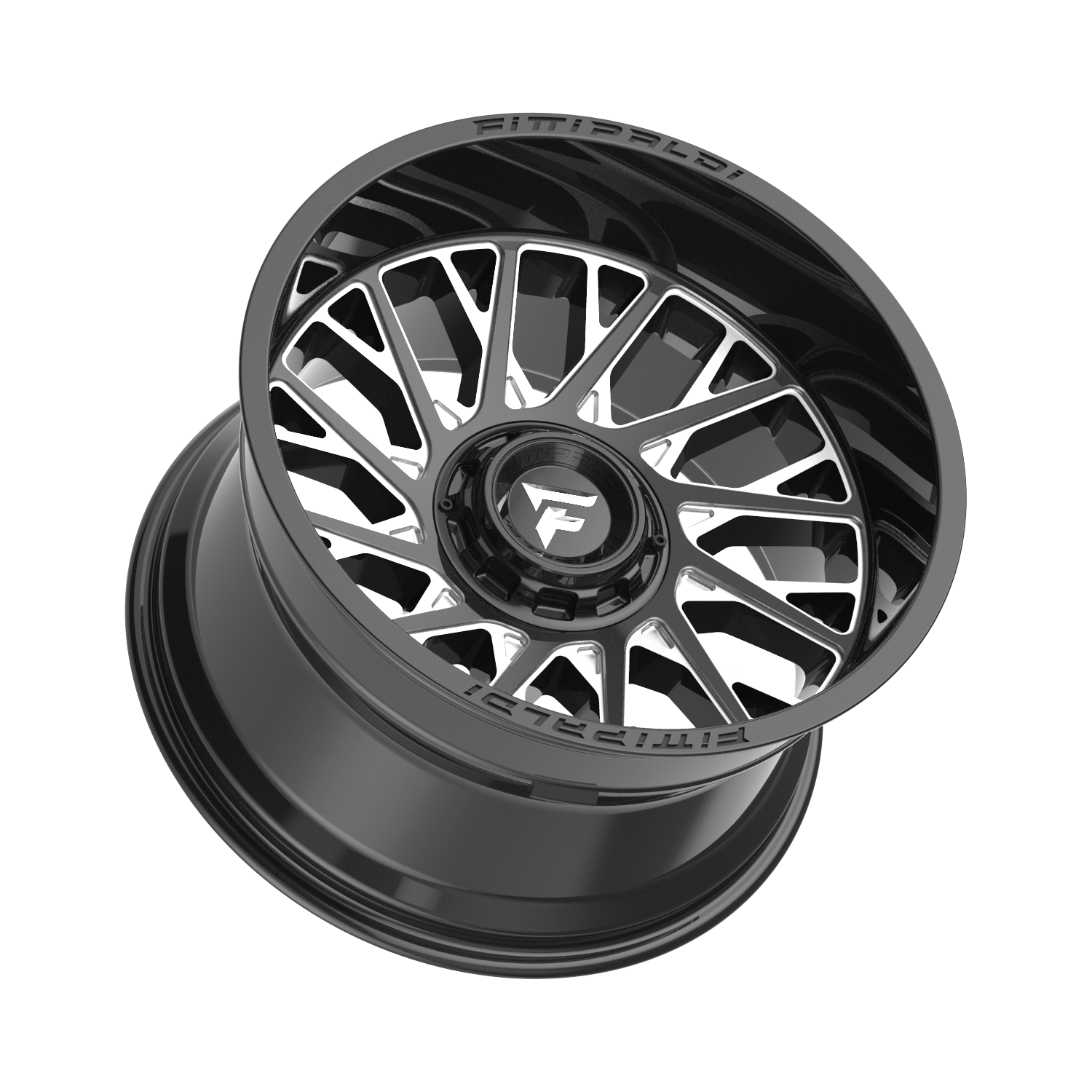 FITTIPALDI OFFROAD FA08BM 20X12, PCD 6X135/6X5.50, ET -44, CB 106.2-GLOSS BLACK MILLED