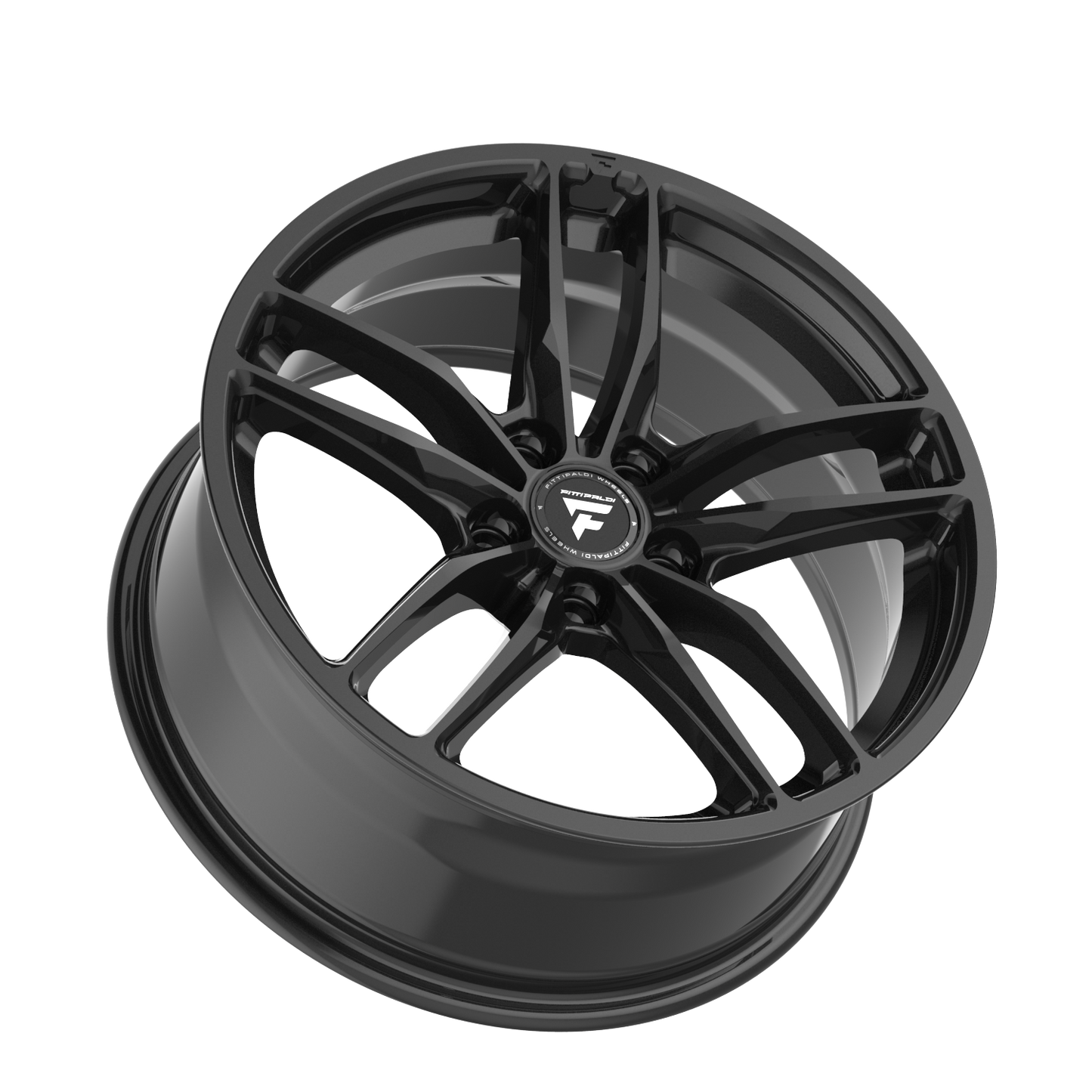 FITTIPALDI 361B 18X8 +25 5X112 Gloss Black
