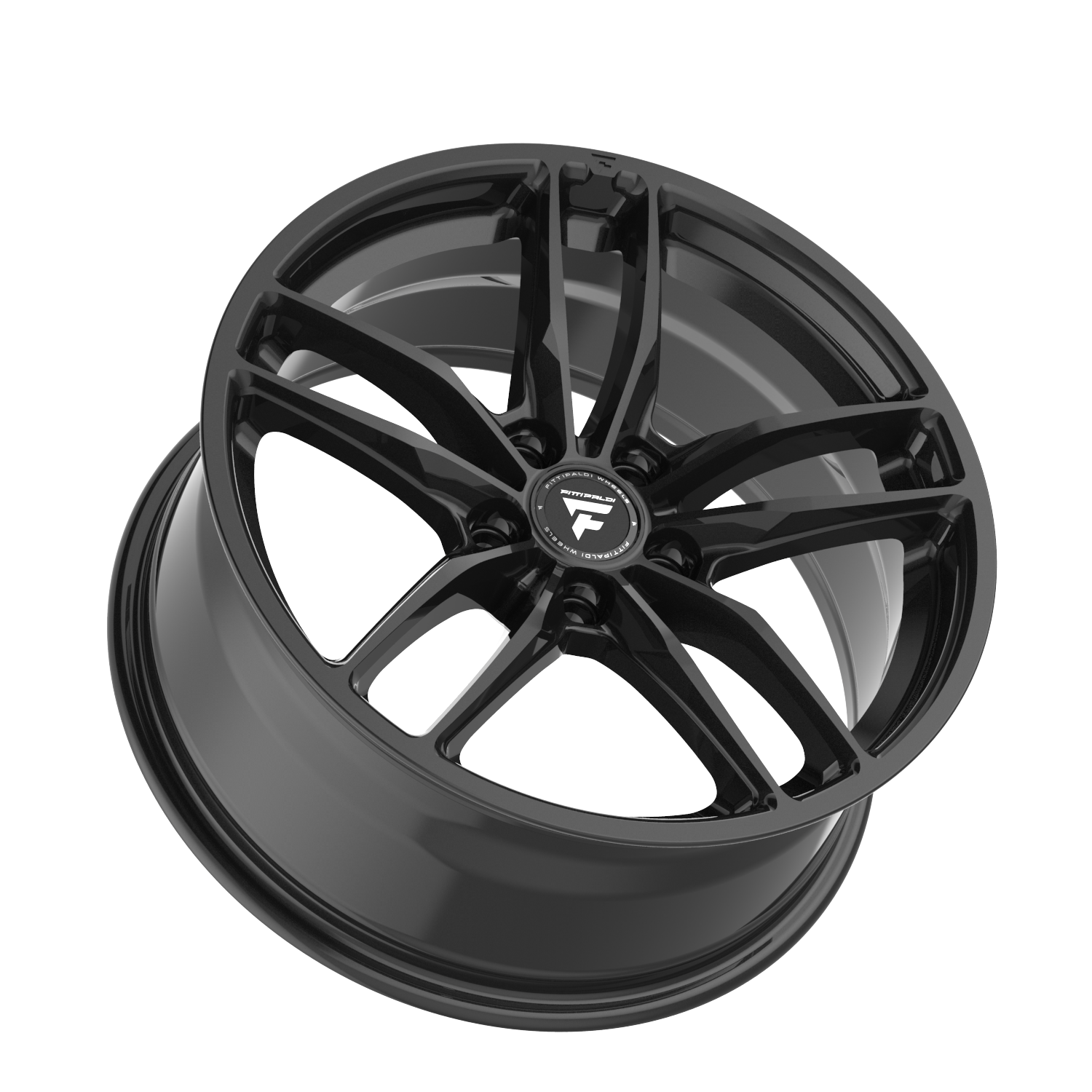 FITTIPALDI 361B 18X8 +25 5X112 Gloss Black