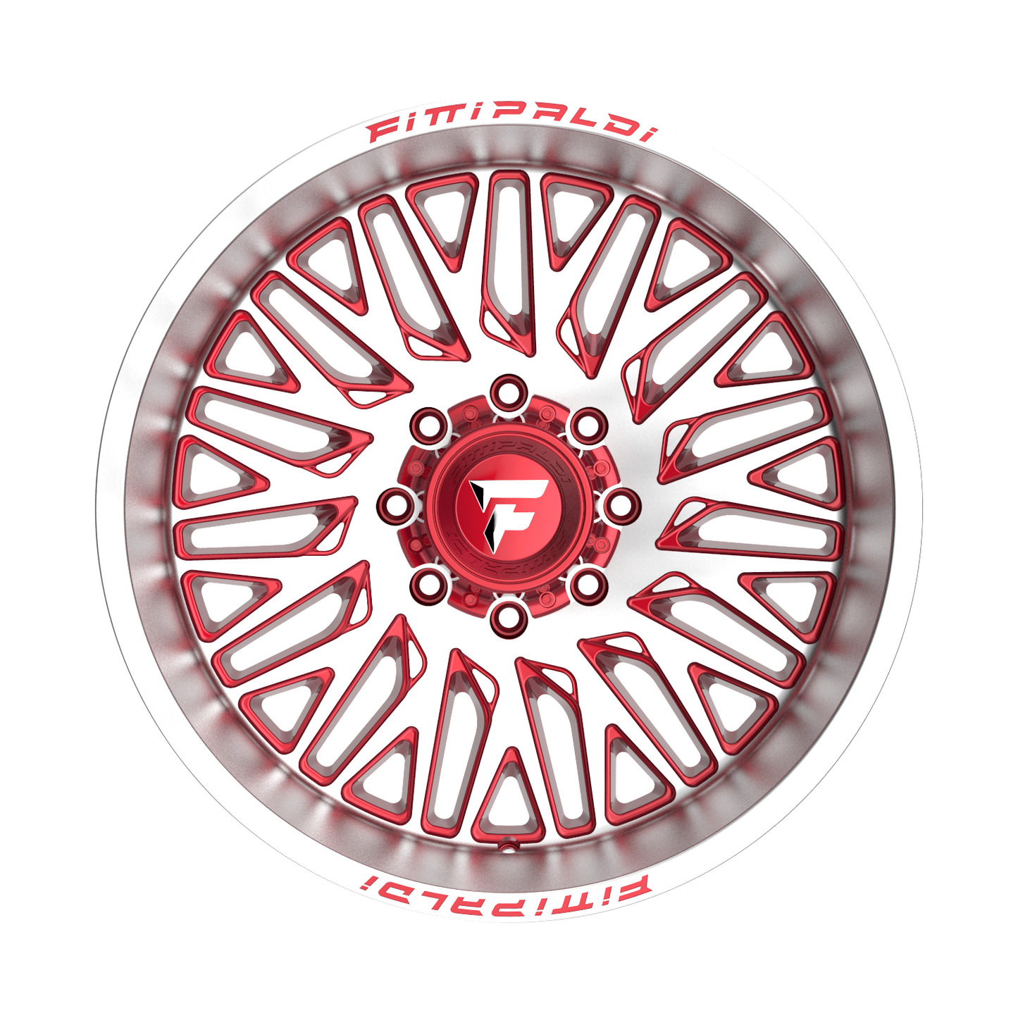 FITTIPALDI OFFROAD FA07MR 22X12, PCD 8X6.50, ET -44, CB 125.2-GLOSS RED MACHINED