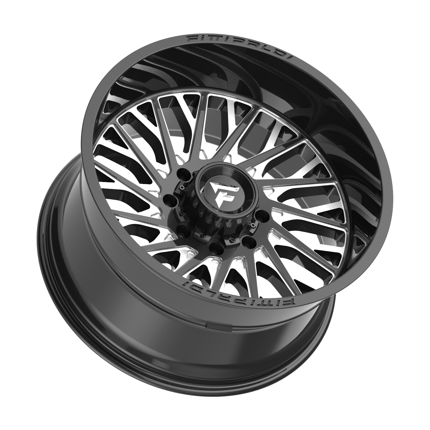 FITTIPALDI OFFROAD FA08BM 22X12, PCD 8X170, ET -44, CB 125.2-GLOSS BLACK MILLED
