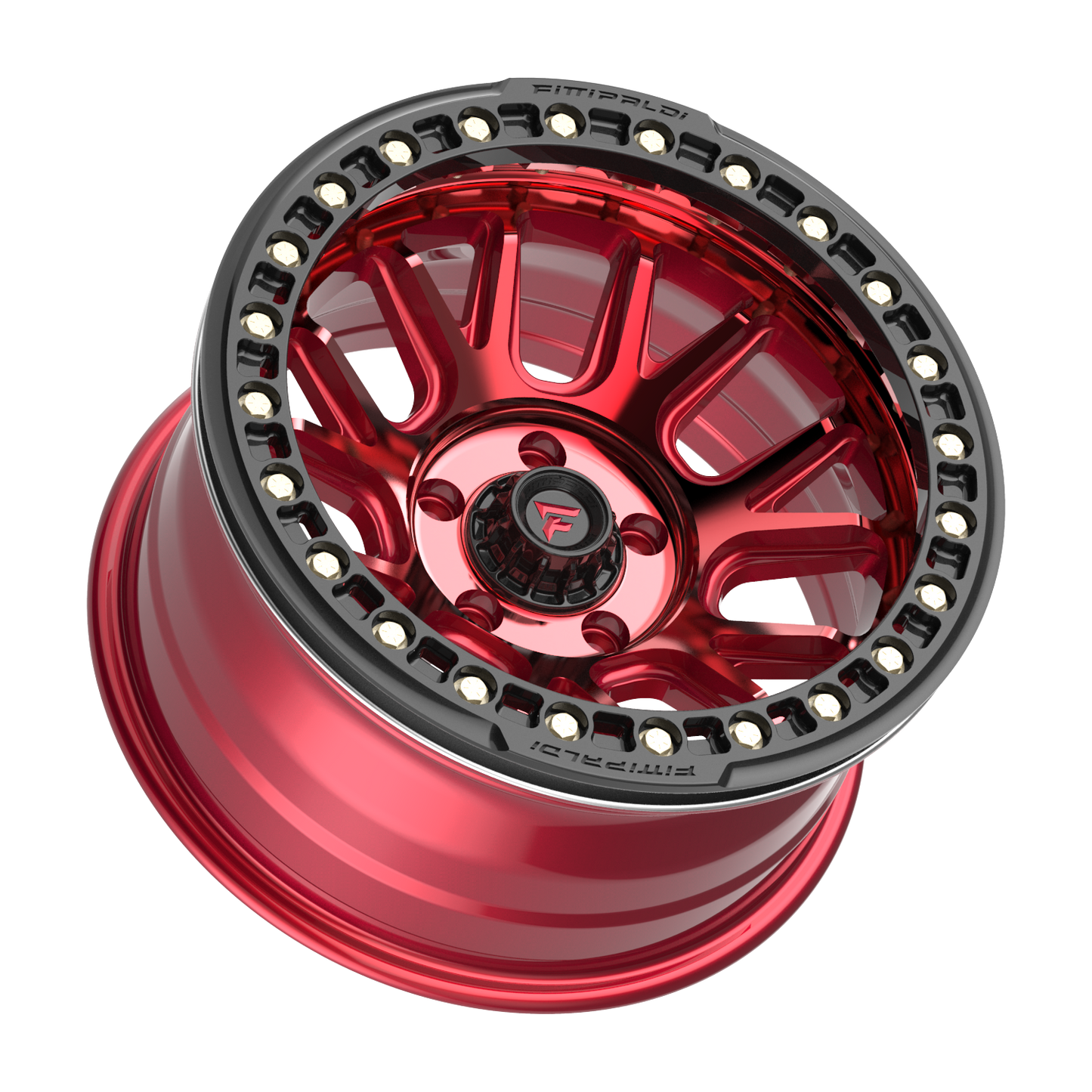 FITTIPALDI FB151R 17X9, PCD 5X5.00, ET -38, CB 71.5-METALLIC RED WITH RED TINT