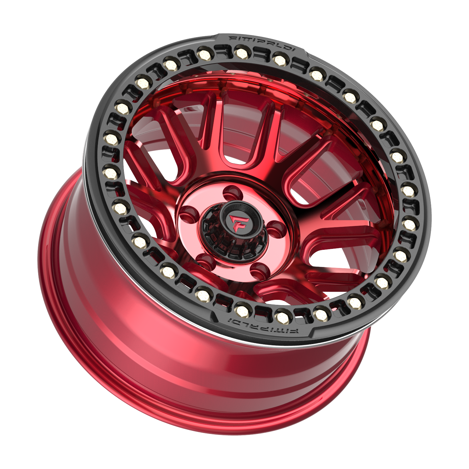 FITTIPALDI FB151R 17X9, PCD 5X5.00, ET -38, CB 71.5-METALLIC RED WITH RED TINT