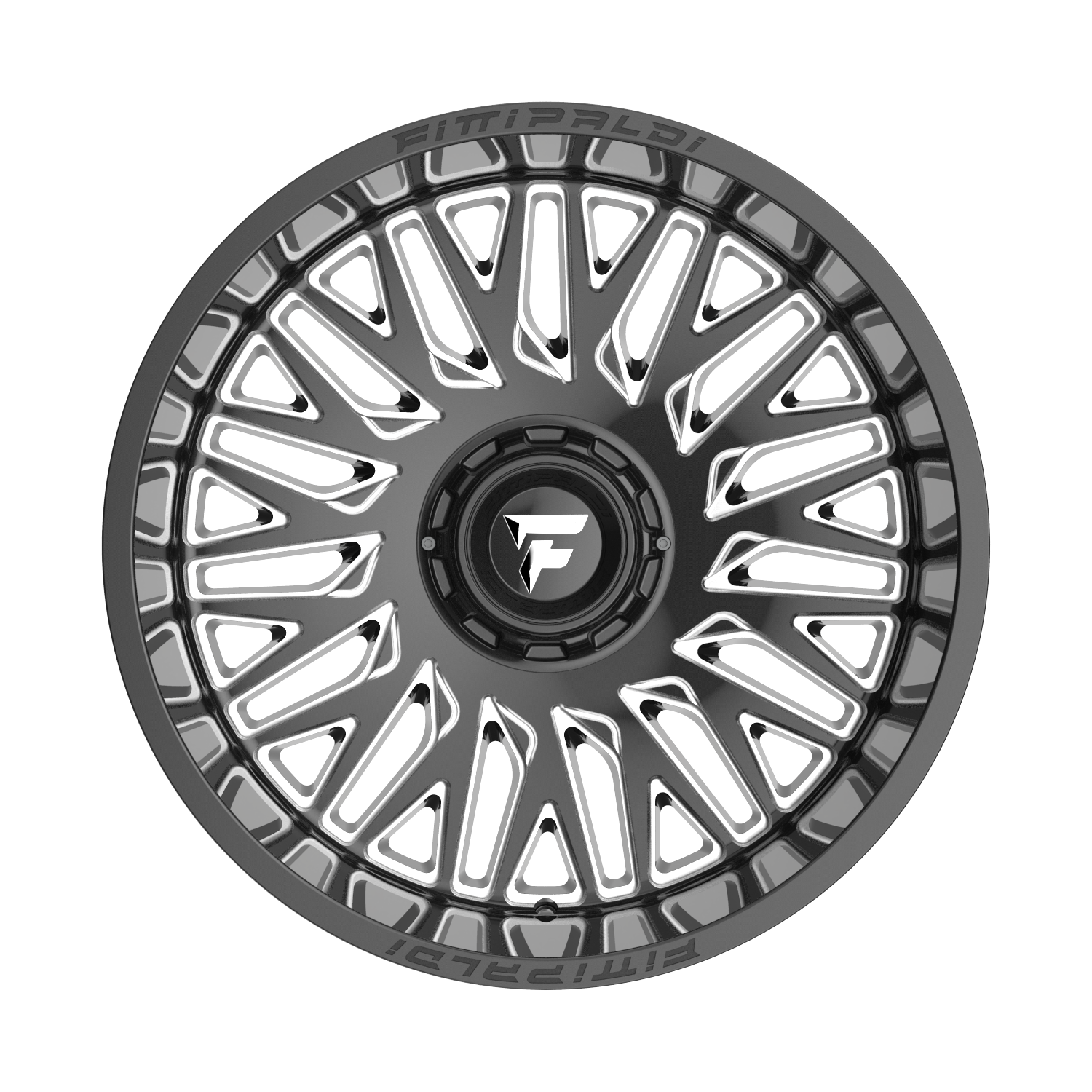 FITTIPALDI OFFROAD FA07BM 22X12, PCD 6X135/6X5.50, ET -44, CB 106.2-GLOSS BLACK MILLED