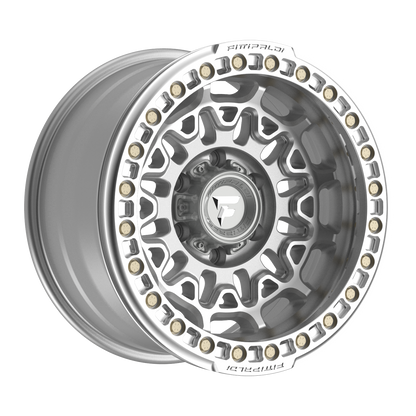 FITTIPALDI FB150M 17X9, PCD 6X5.50, ET -15, CB 106.2-MACHINED SILVER
