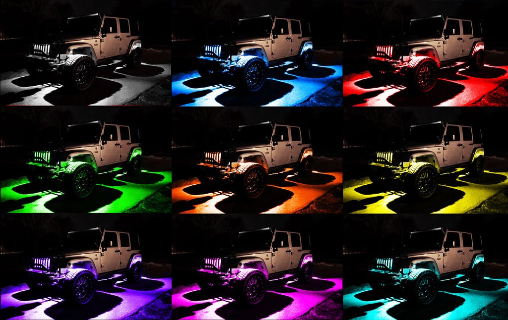 Oracle Colorshift Underbody Wheel Well Rock Light Kit (4 Pack)