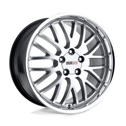 Cray MANTA 19X9 50 5X120.65/5X4.75 HYPER SILVER W/ MIRROR CUT LIP