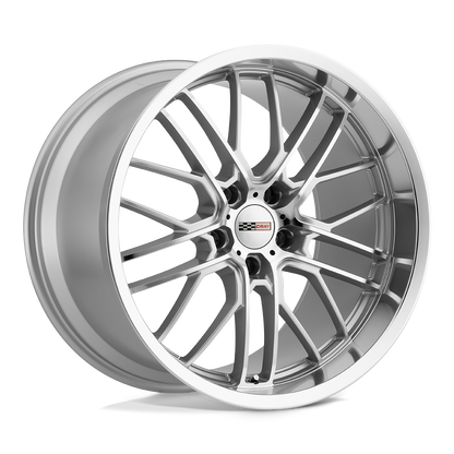 Cray EAGLE 19X10.5 69 5X120.65/5X4.75 SILVER W/ MIRROR CUT FACE & LIP