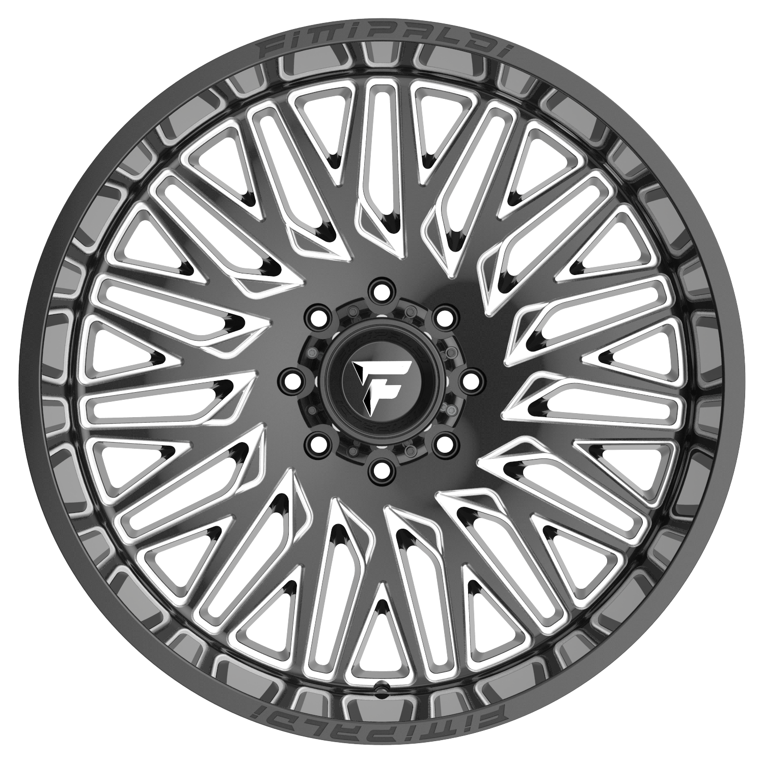 FITTIPALDI OFFROAD FA07BM 26X12, PCD 8X170, ET -44, CB 125.2-GLOSS BLACK MILLED