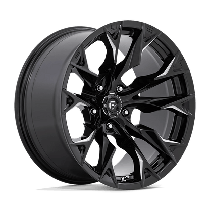 Fuel 1PC D803 FLAME 20X10 -18 5X139.7 GLOSS BLACK MILLED