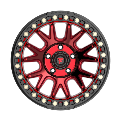 FITTIPALDI FB151R 17X9, PCD 5X5.00, ET -38, CB 71.5-METALLIC RED WITH RED TINT