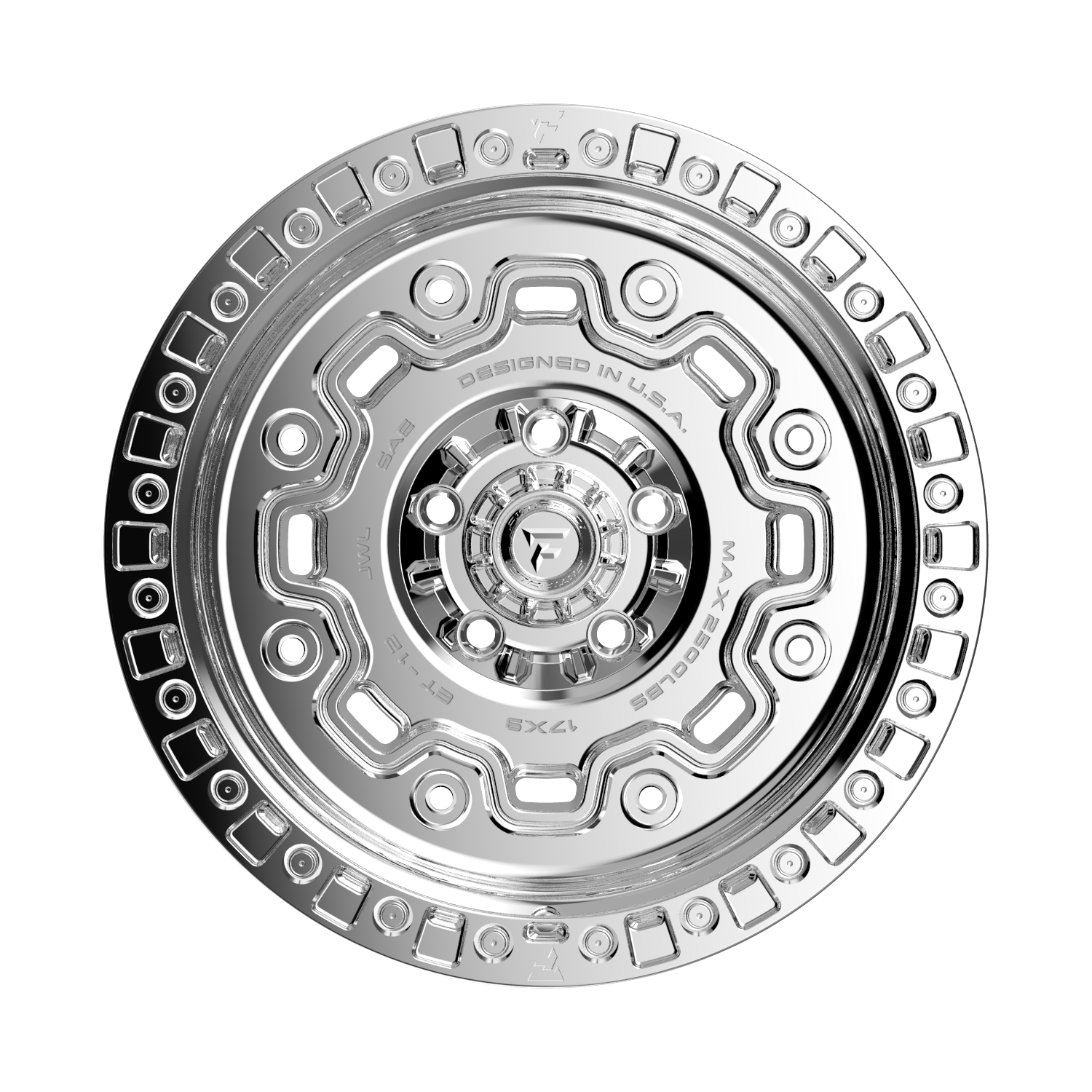 FITTIPALDI OFFROAD FT101MC 17X9, PCD 5X5.00, ET -12, CB 71.5-MIRROR COAT