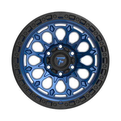 FITTIPALDI OFFROAD FT101BLB 17X9, PCD 6X5.50, ET -12, CB 106.2-GLOSS BLUE WITH SATIN BLACK RING