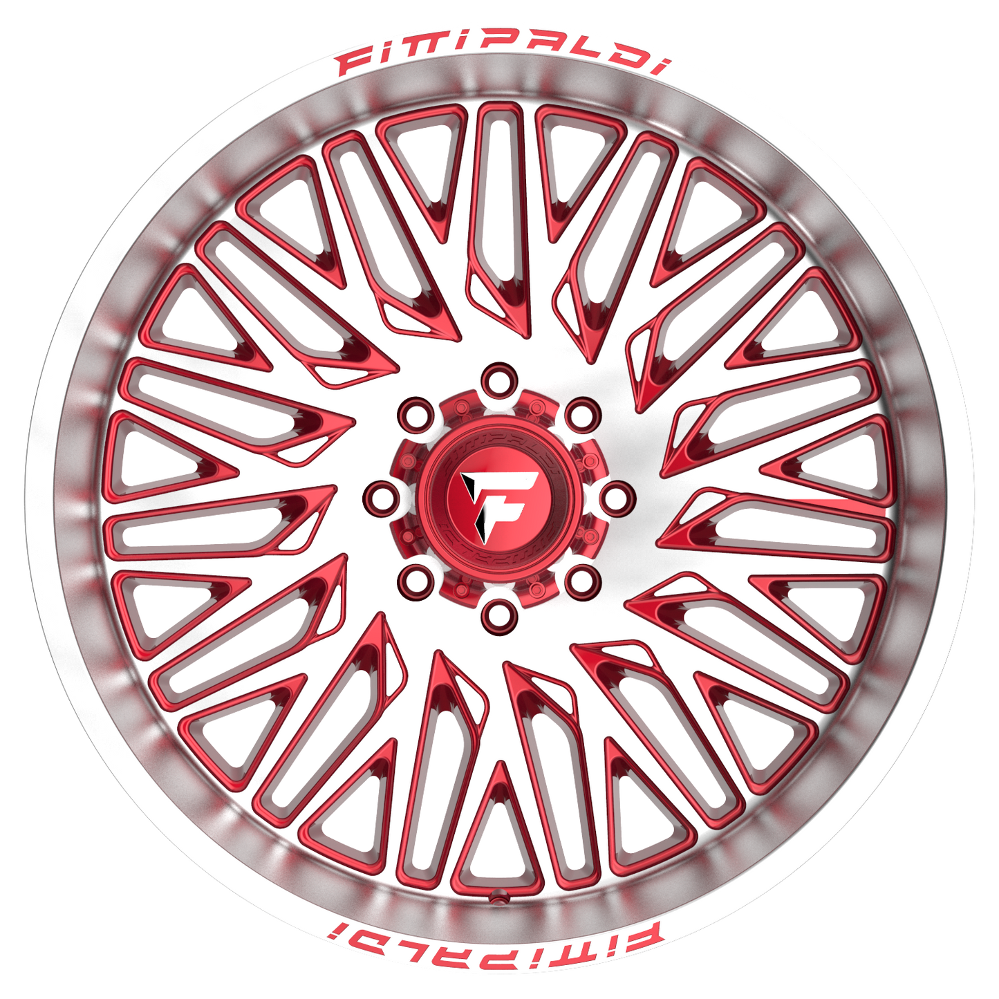 FITTIPALDI OFFROAD FA07MR 26X12, PCD 8X170, ET -44, CB 125.2-GLOSS RED MACHINED