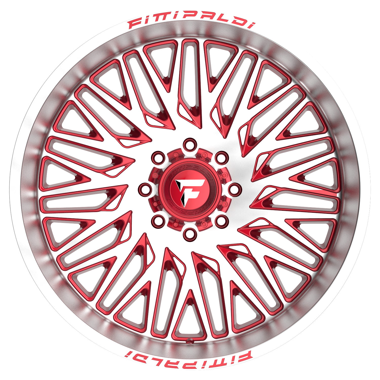 FITTIPALDI OFFROAD FA07MR 26X12, PCD 8X170, ET -44, CB 125.2-GLOSS RED MACHINED