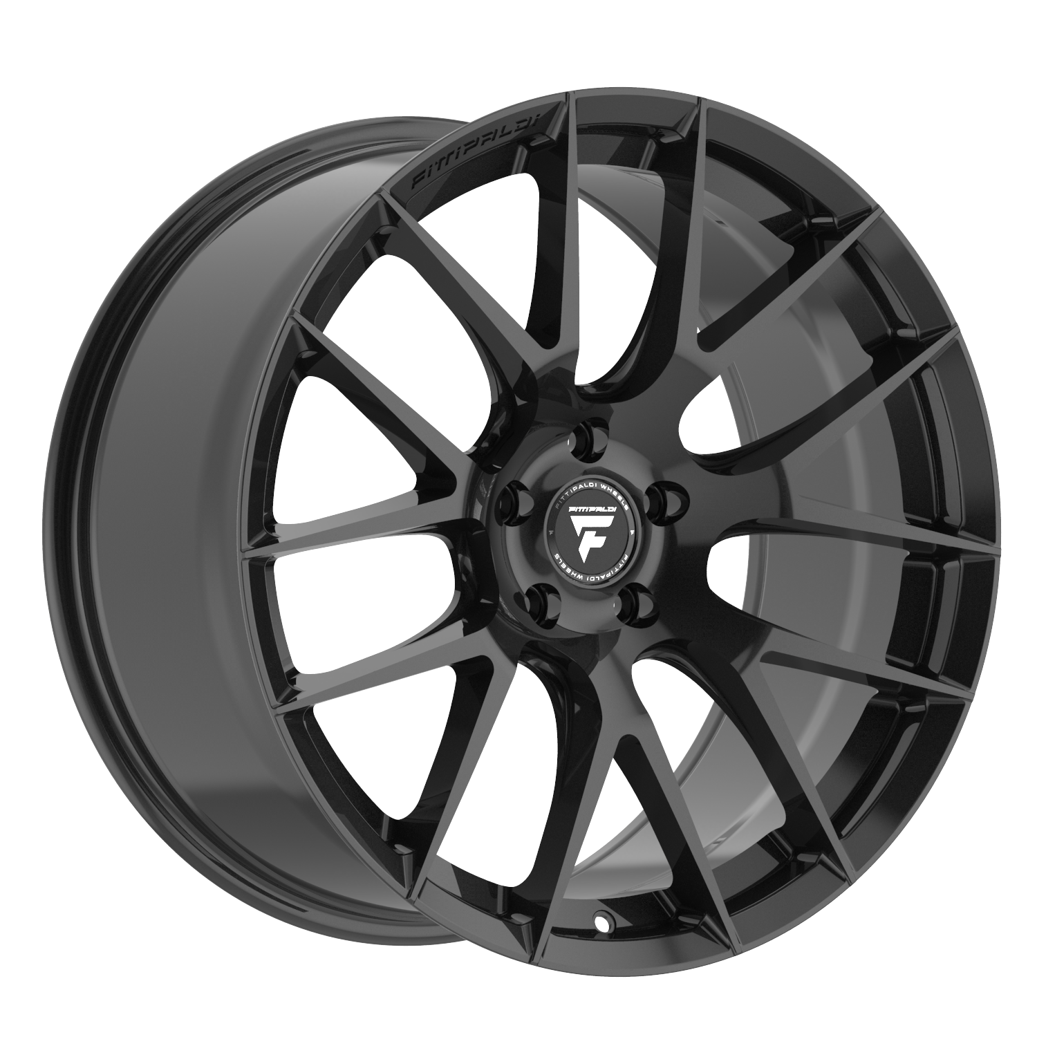 FITTIPALDI 360B 20X10 +30 5X112 Gloss Black