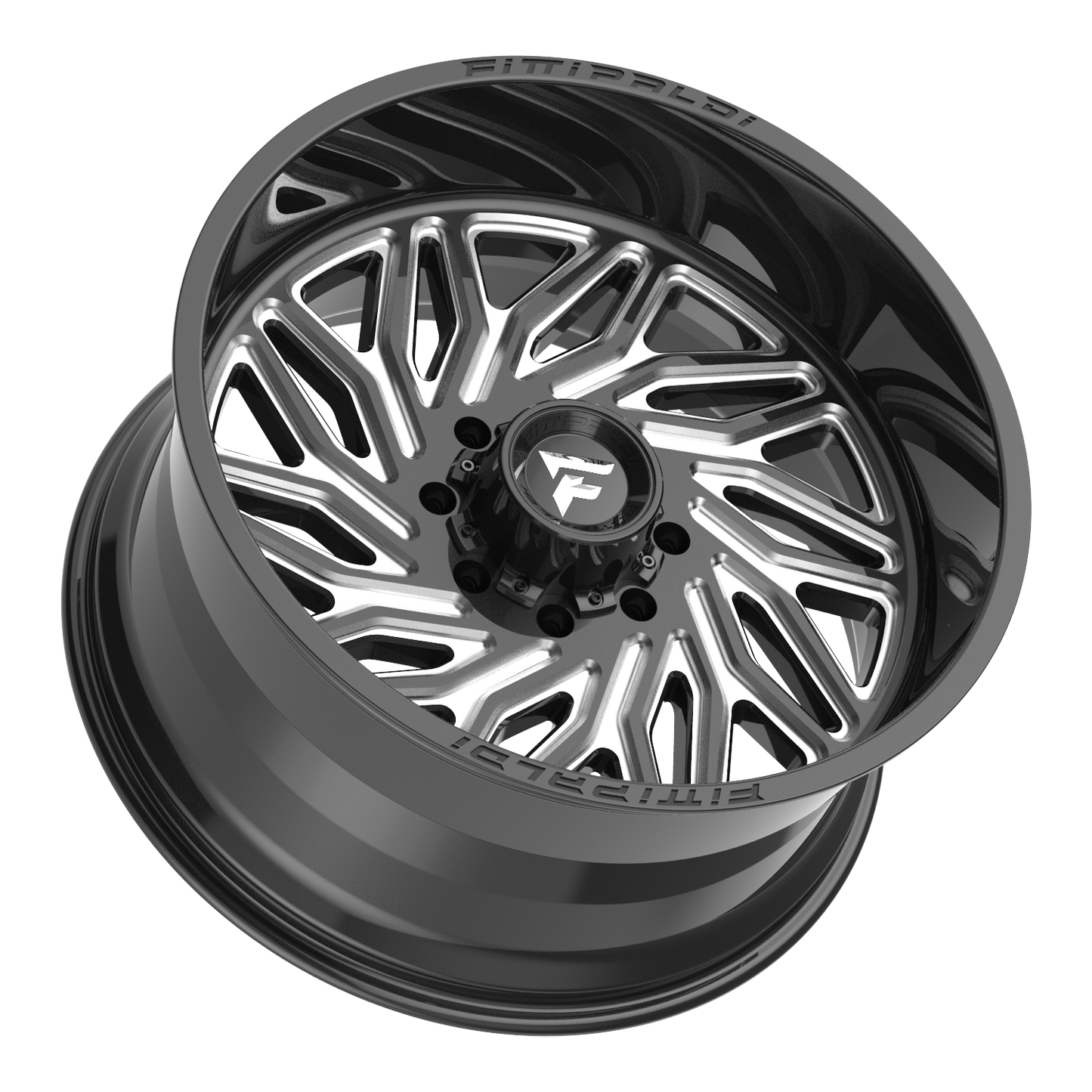 FITTIPALDI OFFROAD FA13BM 24X12, PCD 8X6.50, ET -44, CB 125.2-GLOSS BLACK MILLED
