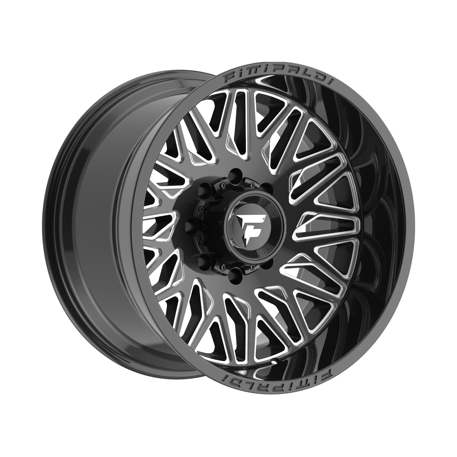 FITTIPALDI OFFROAD FA07BM 20X12, PCD 8X6.50, ET -44, CB 125.2-GLOSS BLACK MILLED