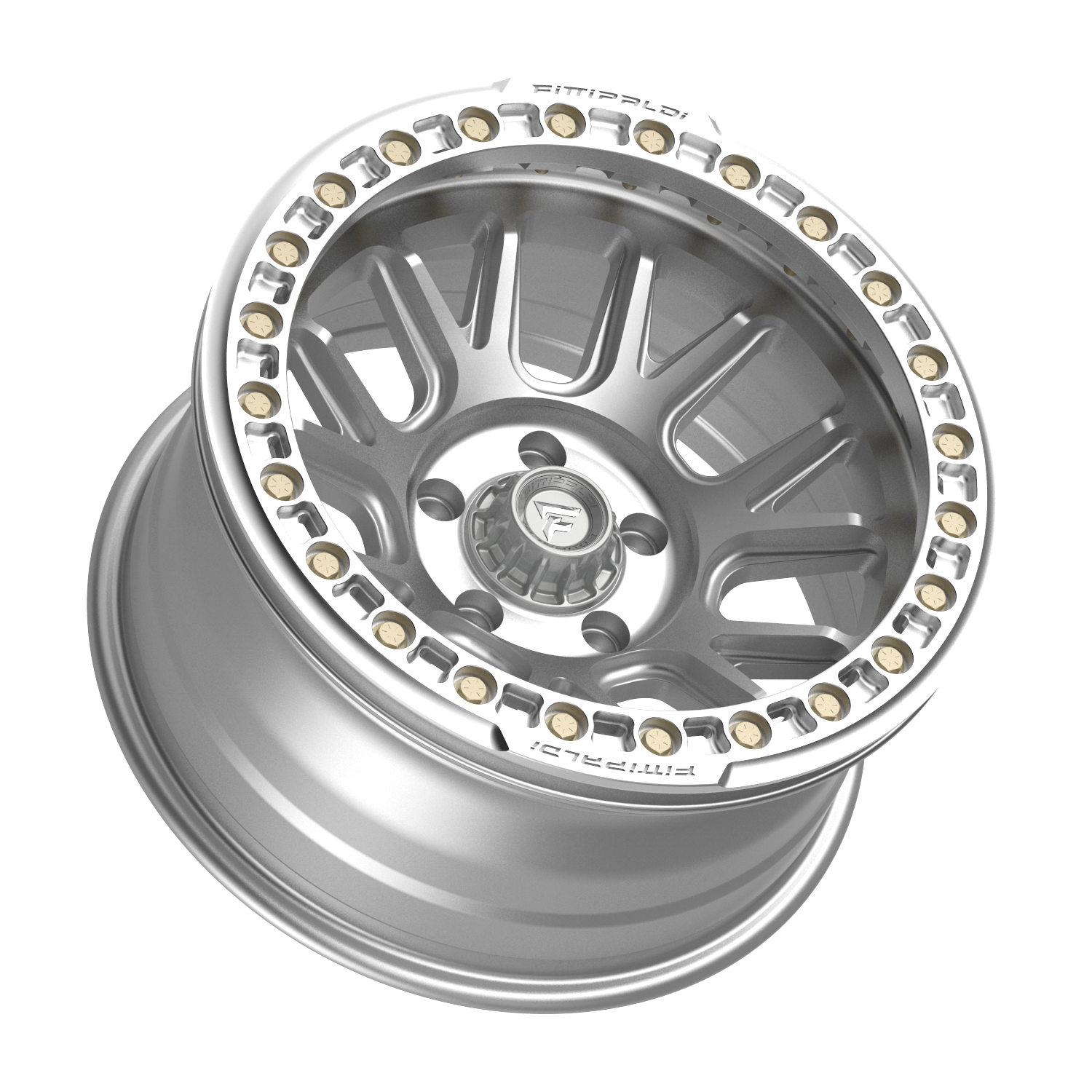FITTIPALDI FB151M 17X9, PCD 5X5.00, ET -38, CB 71.5-MACHINED SILVER