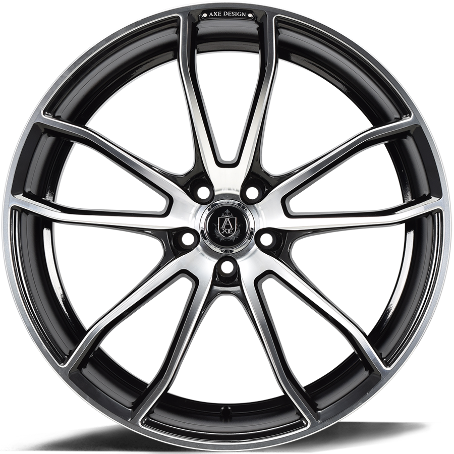 AXE EX33 22X9 20 BLANK BLACK AND POLISHED FACE