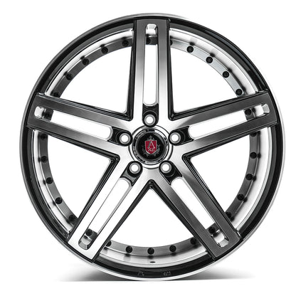 AXE EX20 20X10 25 BLANK BLACK AND POLISHED FACE