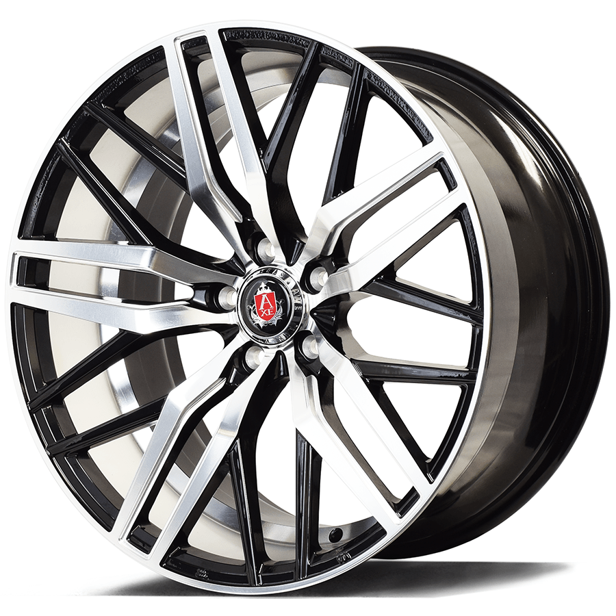 Axe EX30 19x9.5 +42 Blank 5x108-120 black Machined Face Milled Accents