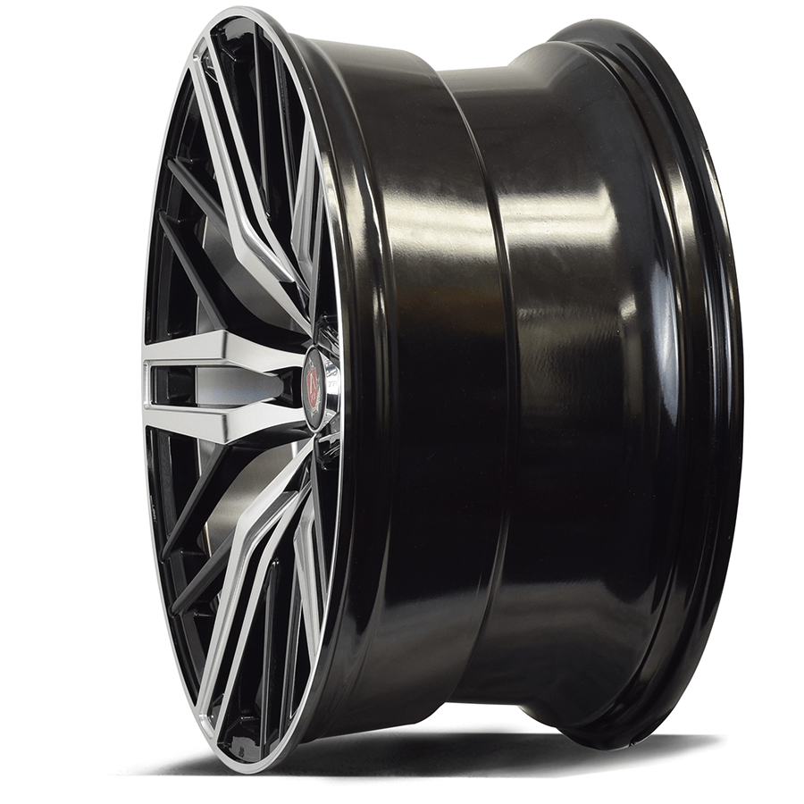 Axe EX30 19x9.5 +42 Blank 5x108-120 black Machined Face Milled Accents