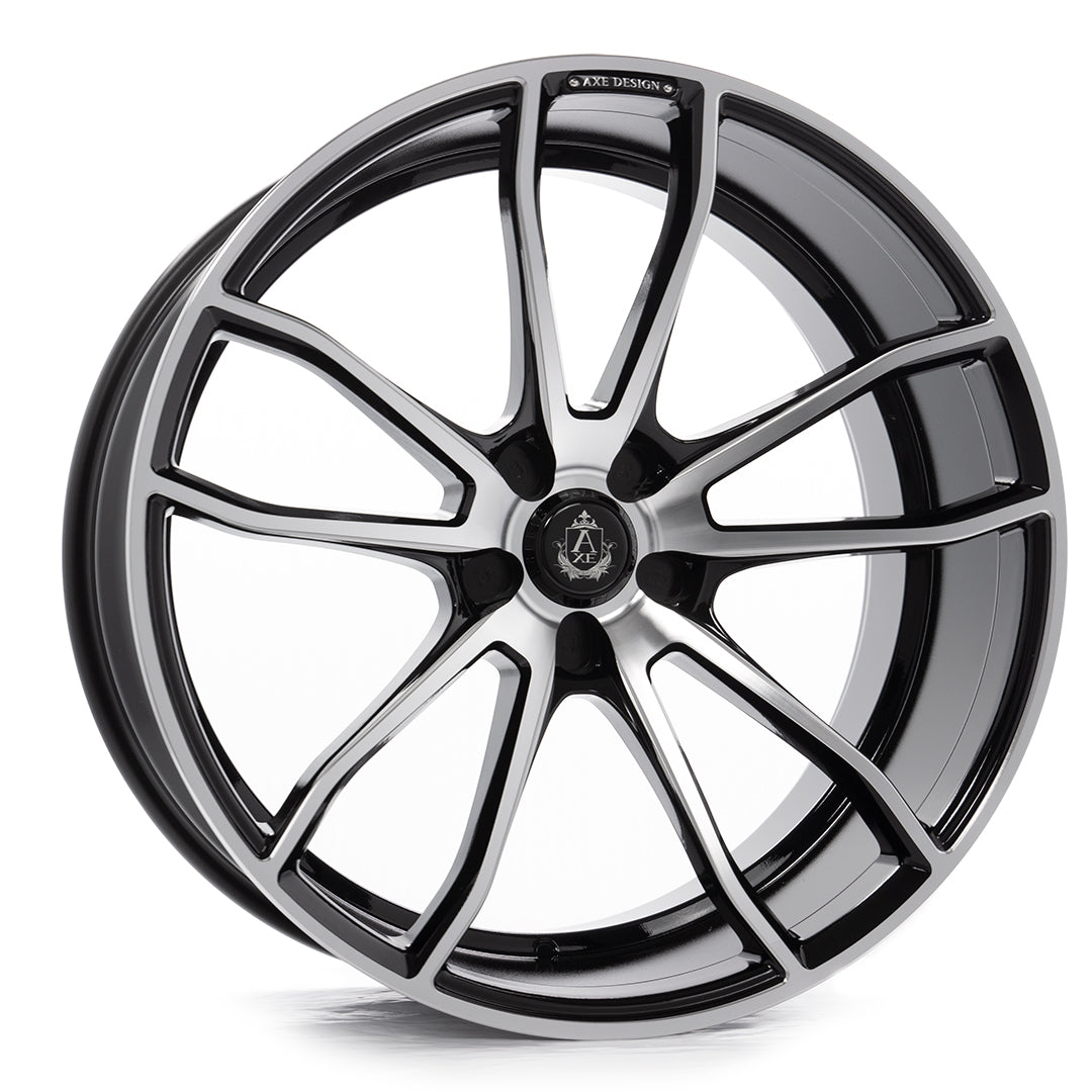 AXE EX33 22X9 20 BLANK BLACK AND POLISHED FACE