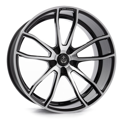 AXE EX33 22X9 20 BLANK BLACK AND POLISHED FACE