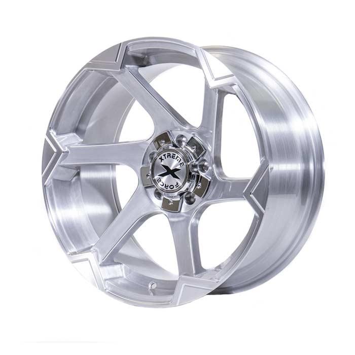 Xtreme Force XF-11 22x12 -51 5X127 (5x5)/5x139.7 (5x5.5) Full Brushed (left)