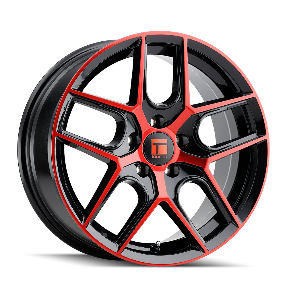 TOUREN TR79 3279 20X9 35MM 5-112 66.56MM GLOSS BLACK / RED TINT