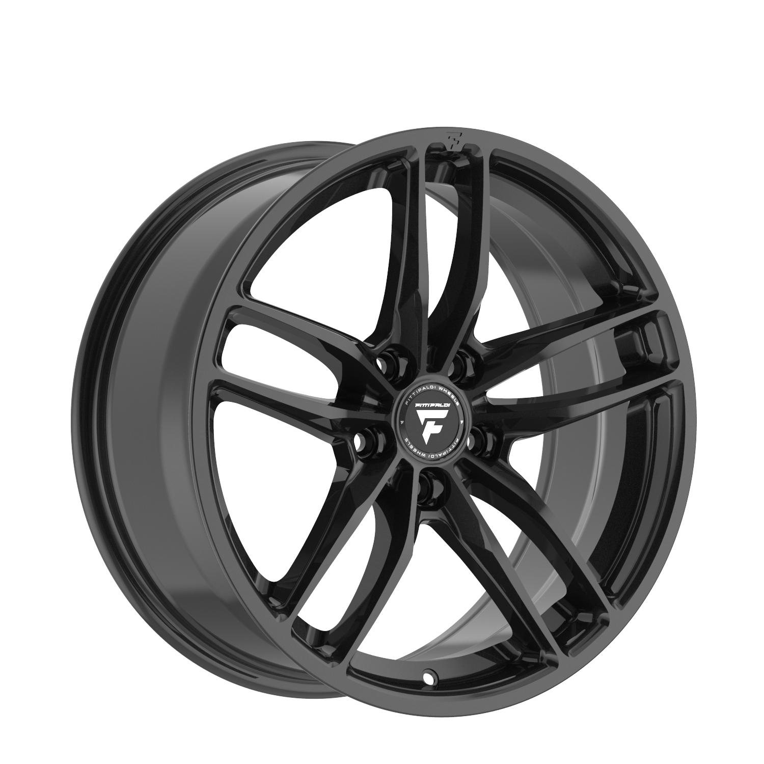 FITTIPALDI 361B 18X8 +30 5X120 Gloss Black