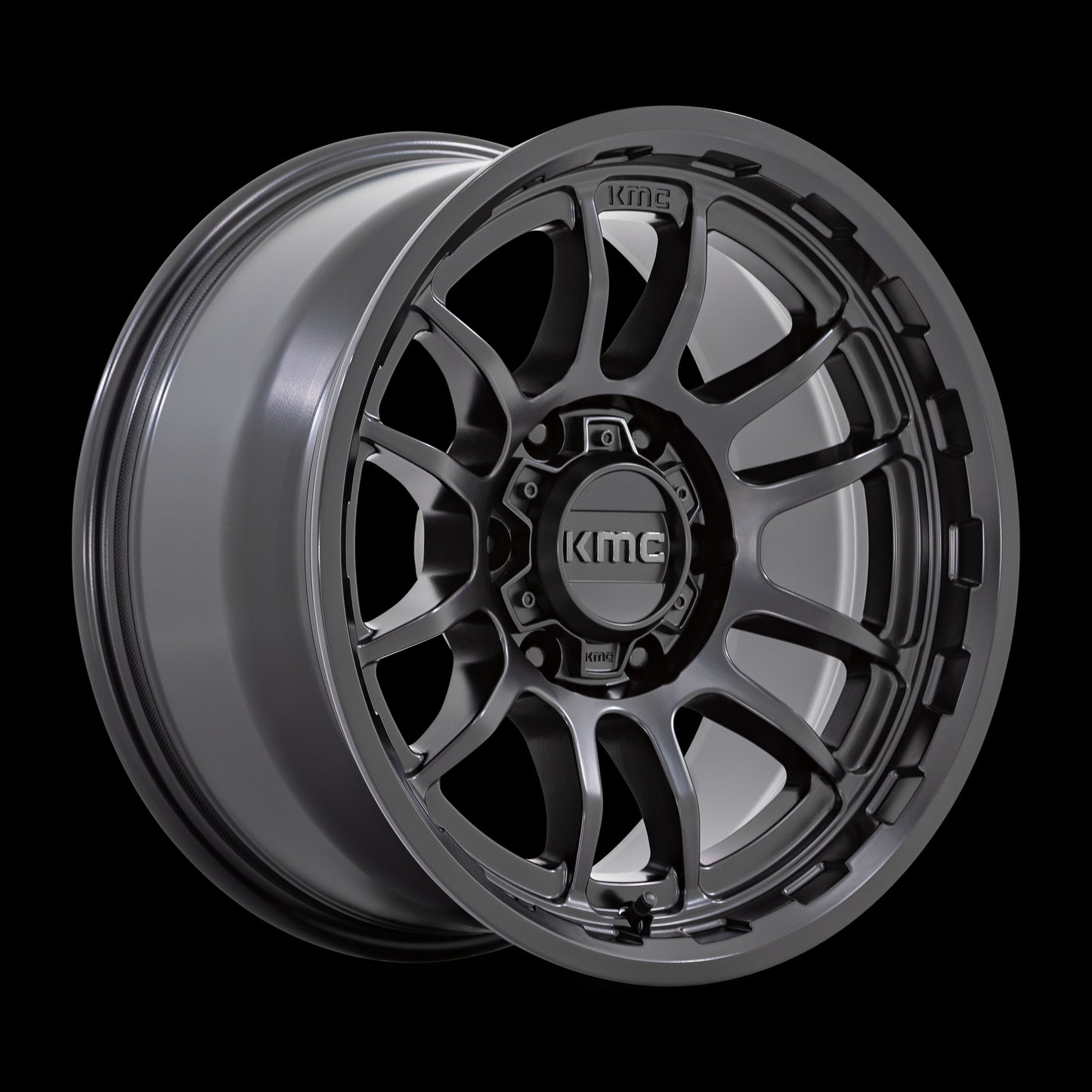 KMC KM727 WRATH 17X8.5 0 6X139.7/6X5.5 SATIN BLACK
