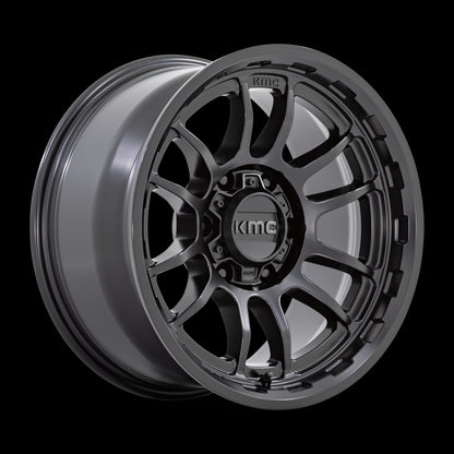 KMC KM727 WRATH 20X9 0 5X127/5X5.0 SATIN BLACK