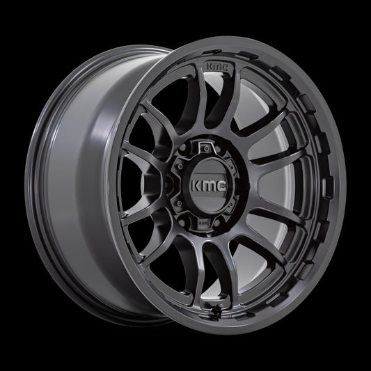 KMC KM727 WRATH 20X9 0 5X127/5X5.0 SATIN BLACK