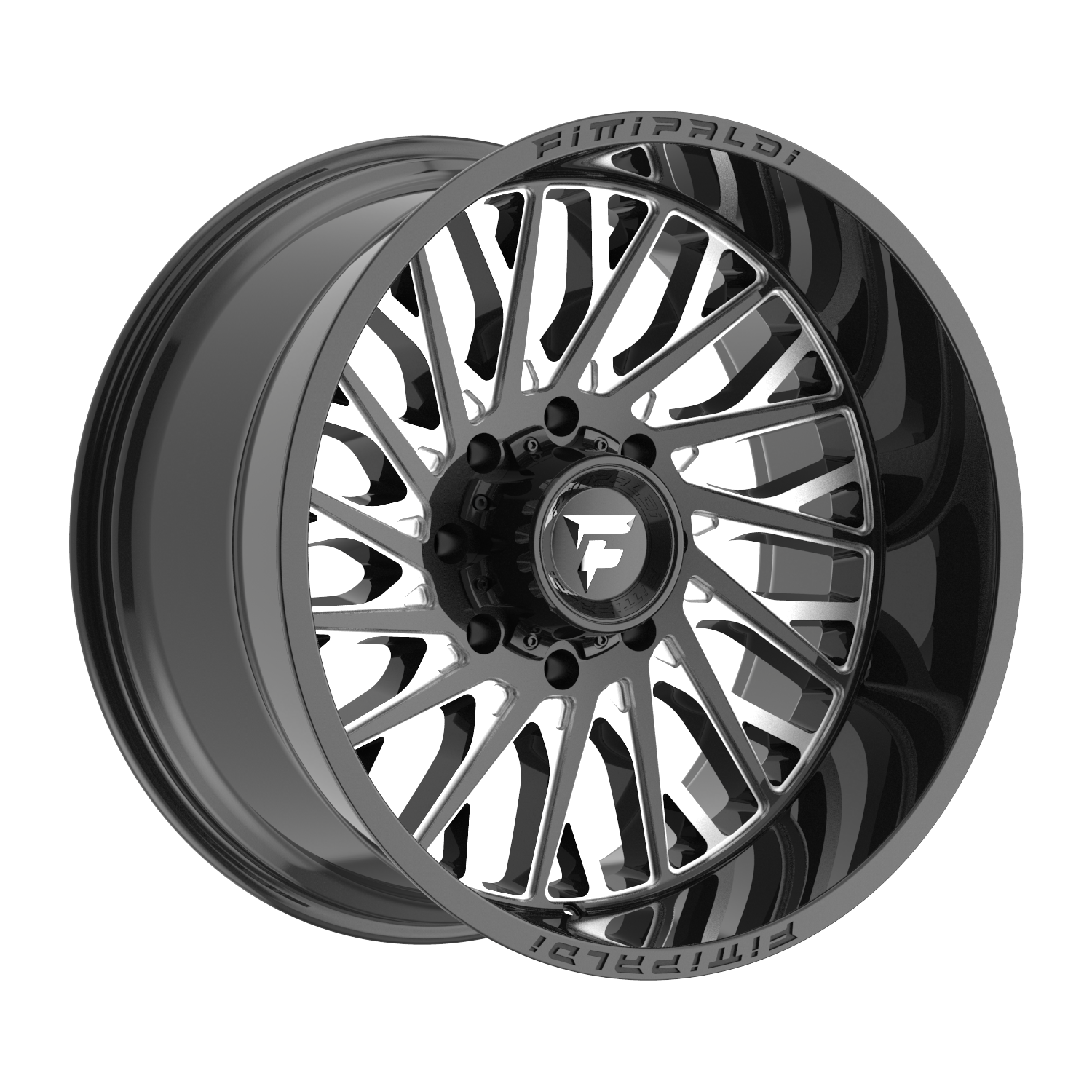 FITTIPALDI OFFROAD FA08BM 22X12, PCD 8X170, ET -44, CB 125.2-GLOSS BLACK MILLED