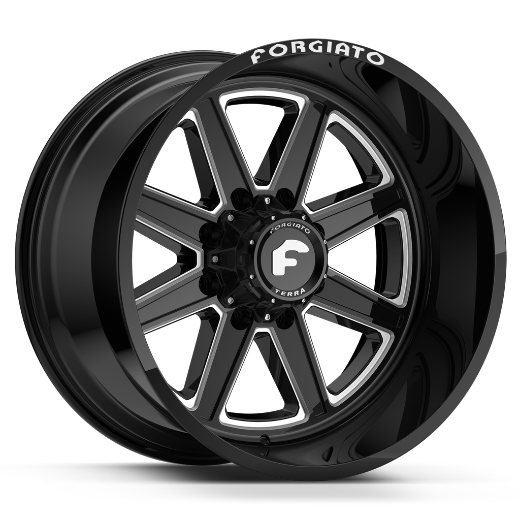 20x12 Forgiato FLOW TERRA 006 (Black/Machined) - Wheels | Rims
