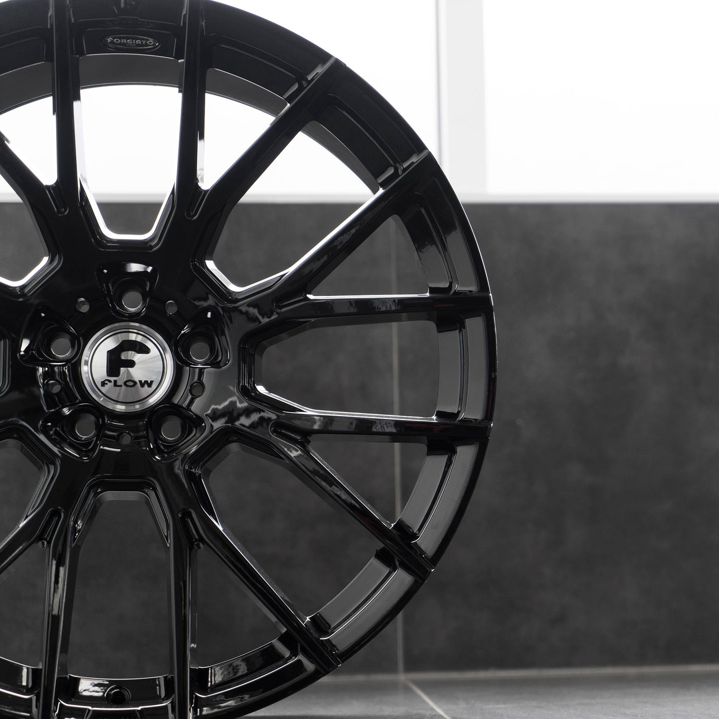 FORGIATO FLOW 001 20x9 +40 5x114.3 GLOSS BLACK - Wheels | Rims