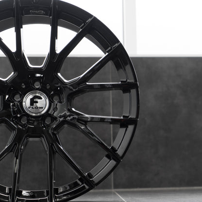 20x9 35 5x114.3 FORGIATO FLOW 001 GLOSS BLACK - Wheels | Rims