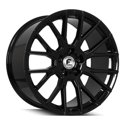 FORGIATO FLOW 001 20x9 +40 5x112 GLOSS BLACK - Wheels | Rims