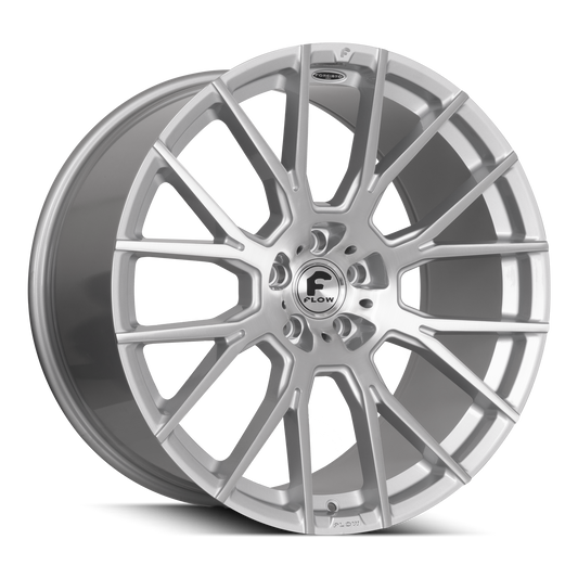 22x10.5 Forgiato Flow 001 (Silver/Machined) - Wheels | Rims