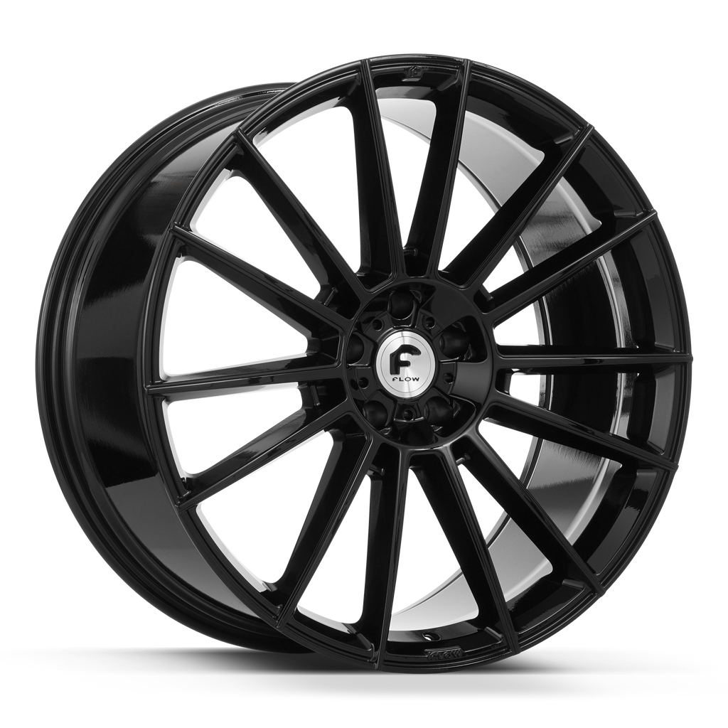 20x10 35 5x120 Forgiato Flow 002 Gloss Black - Wheels | Rims