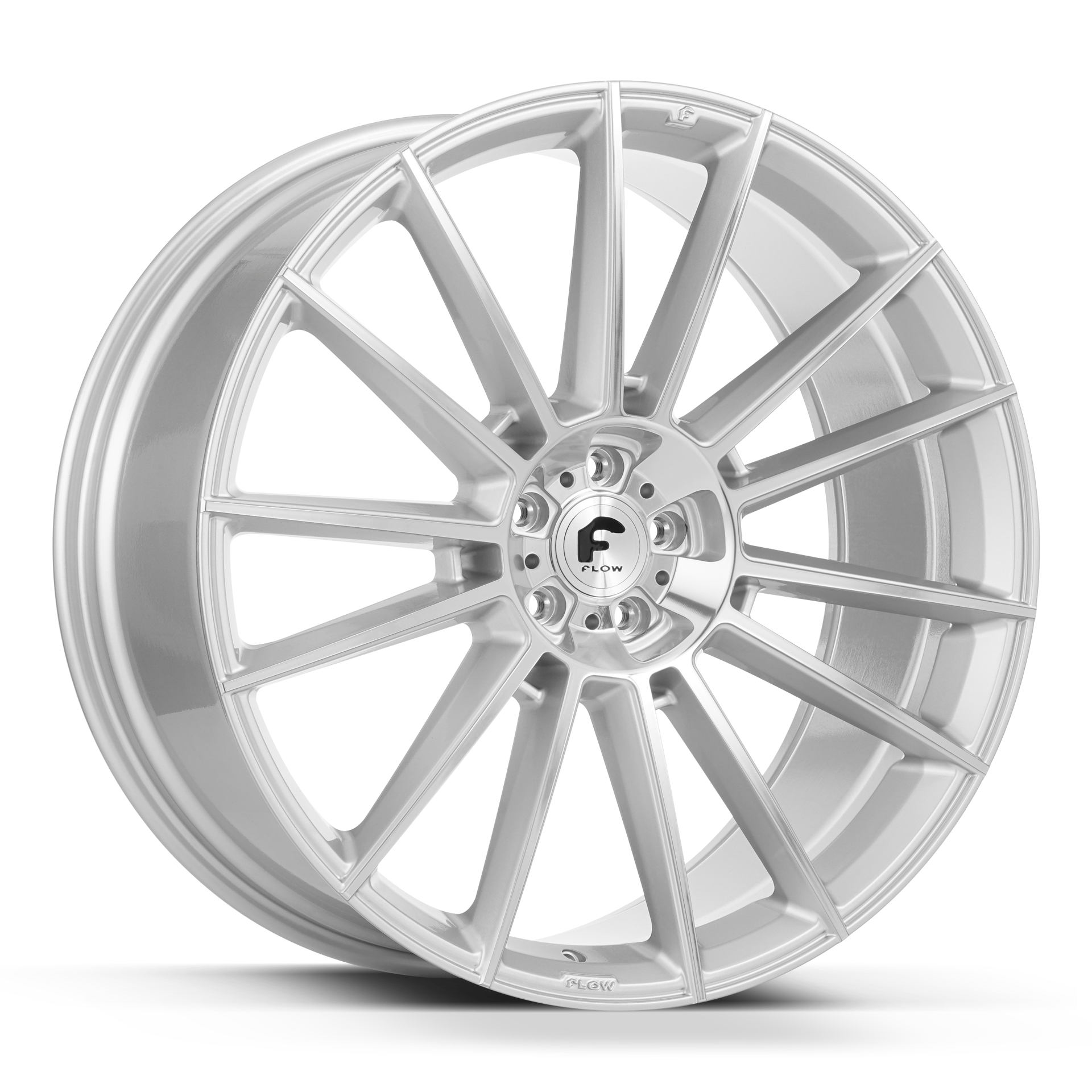 20x9 35 5x120 Forgiato Flow 002 Silver/Machined - Wheels | Rims